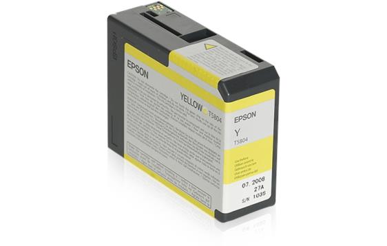 117671 Epson C13T580400 EPSON Yellow 80 ml SP 3800 